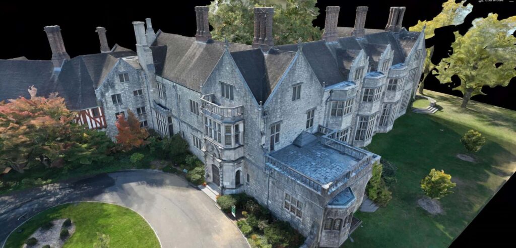 Photogrammetry model of Coe Hall (exterior)