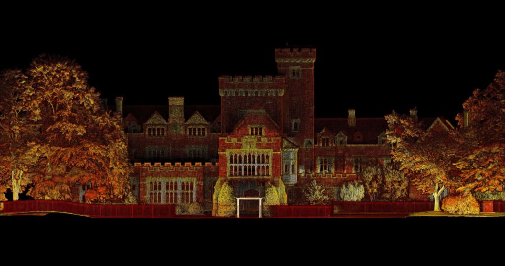 Point cloud elevation of the estate